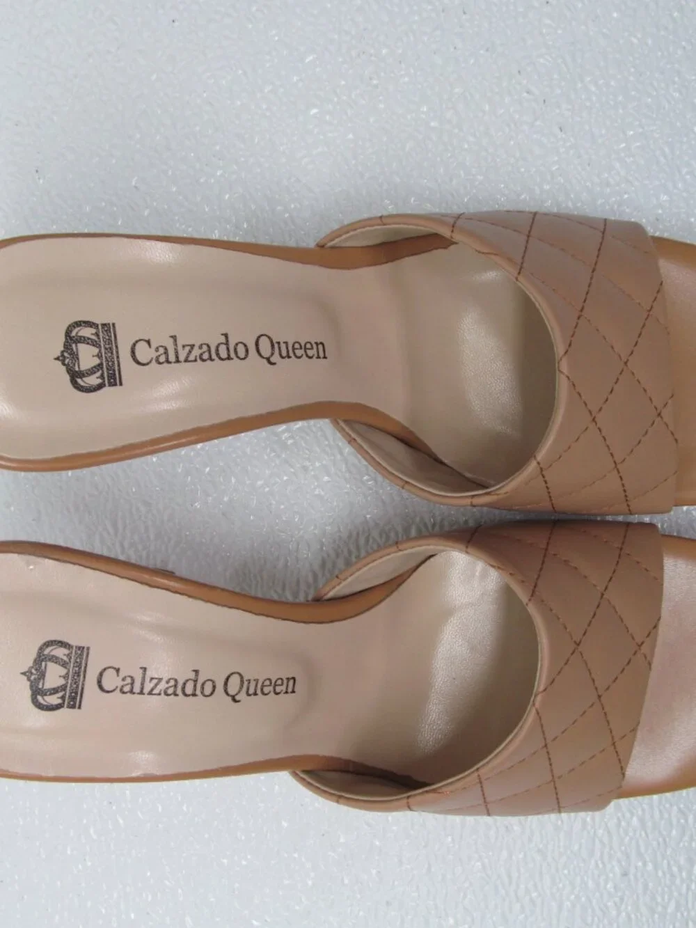 Calzado Queen Quilted Leather Heels Women’s 7.5